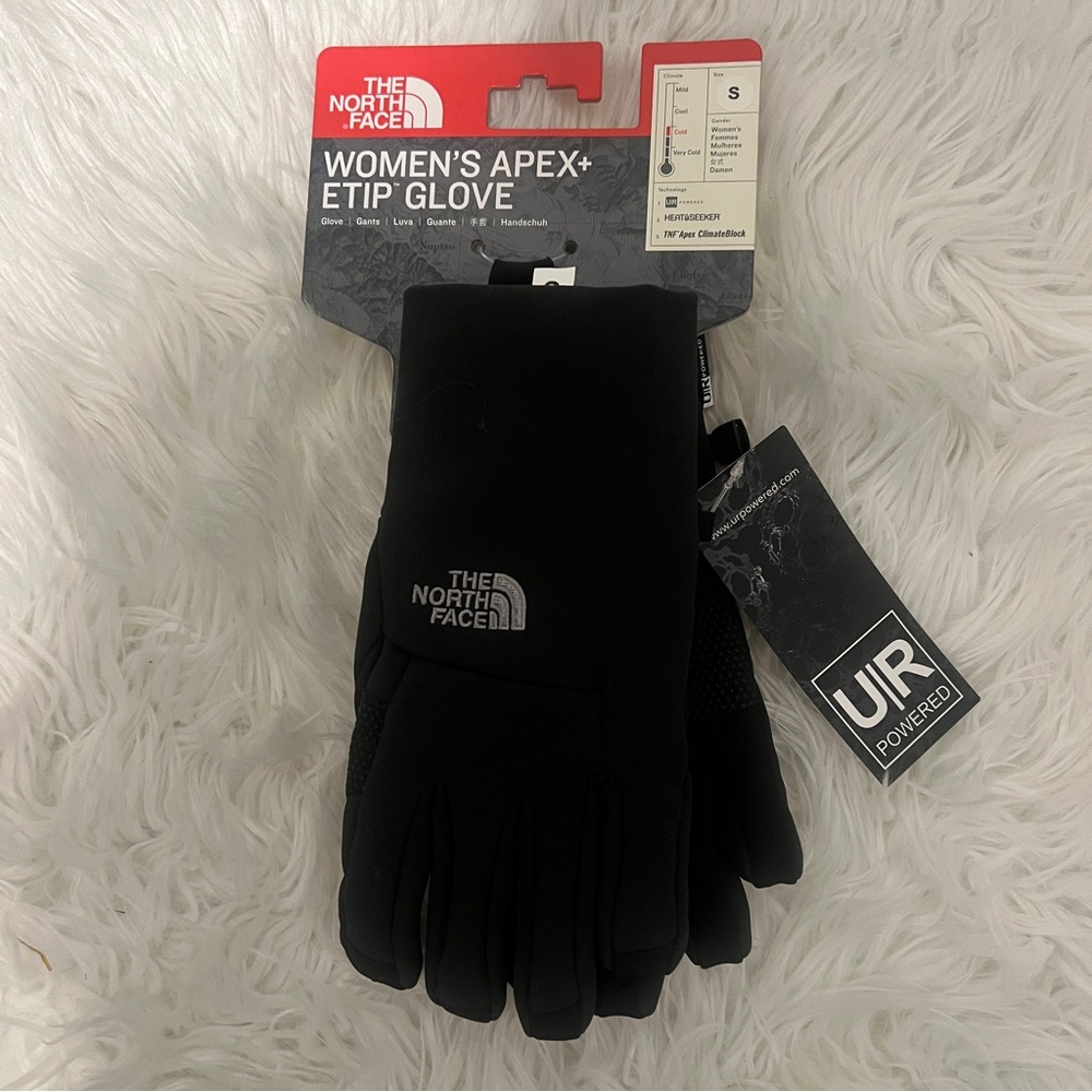 The North Face Women's Black Etip Gloves - Size S